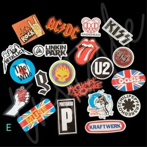 3/$15 - 20 Punk Rock Themed Stickers